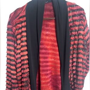 Notations Frilly Textured Women’s Cardigan Size X-Large